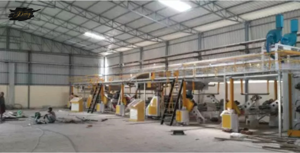 WJ1600-100 Three/Five Ply Corrugated Cardboard Production Line
